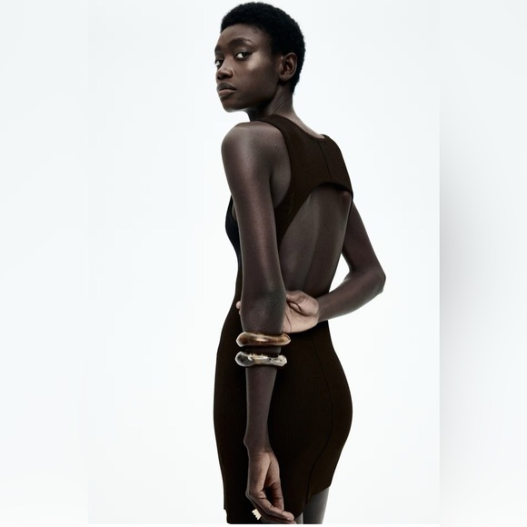 NWT H&M EDITION CUTOUT-BACK DRESS - Picture 1 of 7